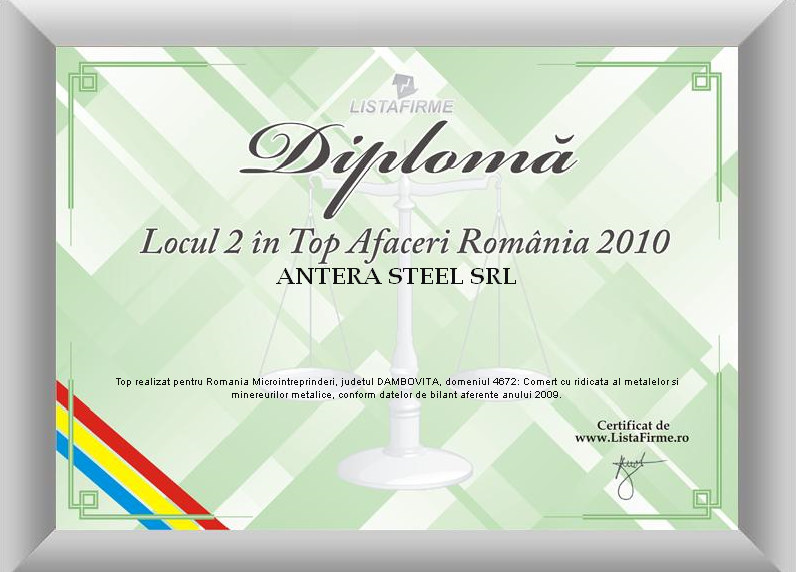 Diploma Top Afaceri